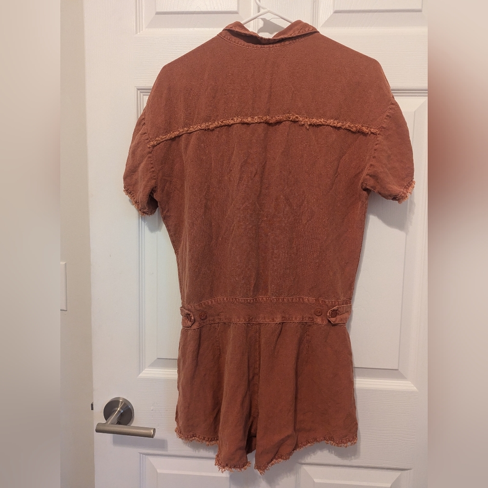 Young Fabulous & Broke YFB Raw Edge Romper Paprika ( M ) - Picture 5 of 14